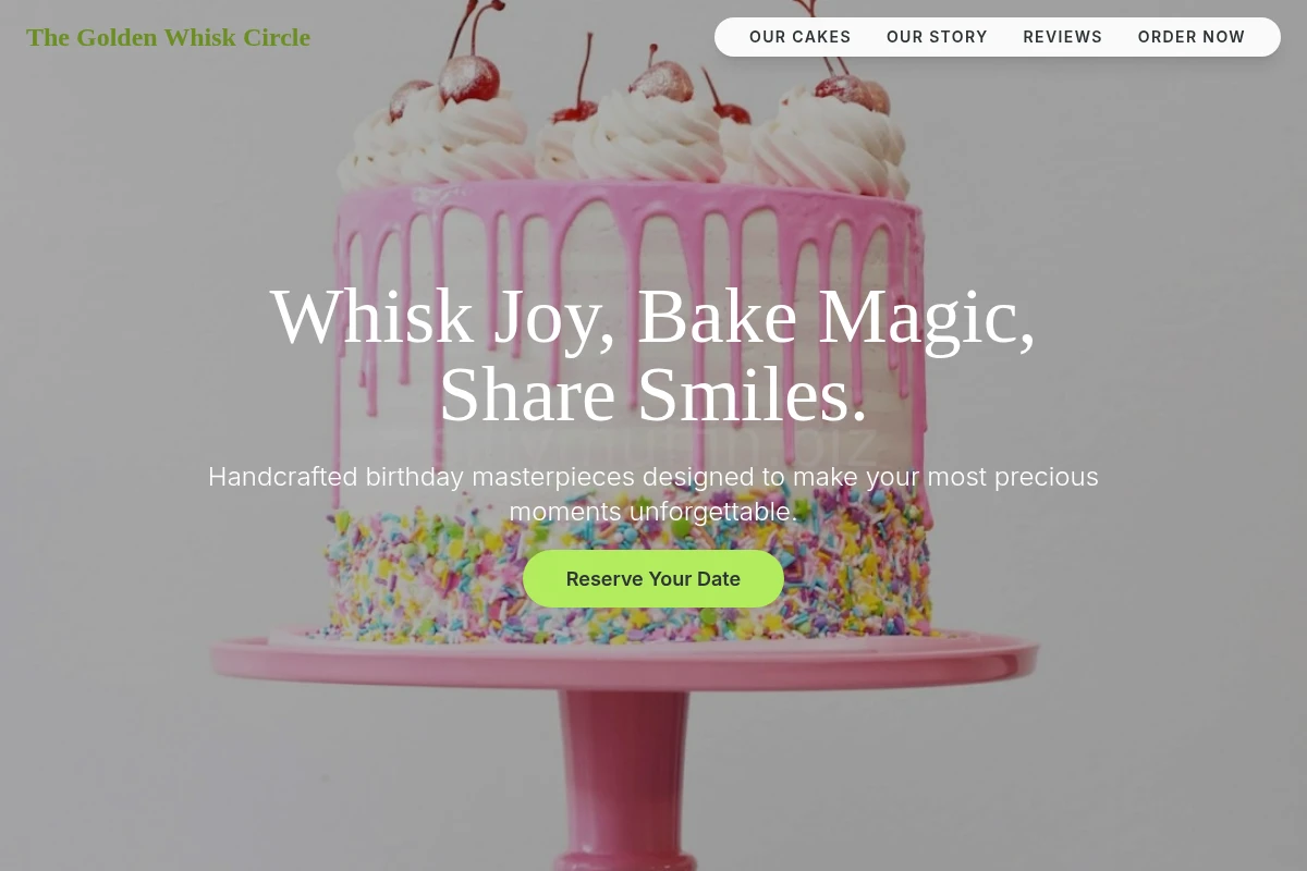 CakeStand Birthday Cake